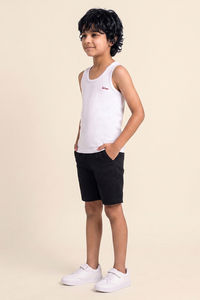 Lee Cooper Boys Solid Vest (Pack of 2) - Multicolor — thumbnail 4